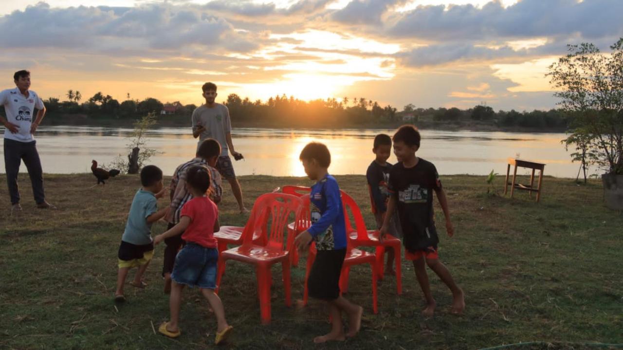 Vera Sunset Homestay Local Experience With Lao Family Muang Không Exteriér fotografie